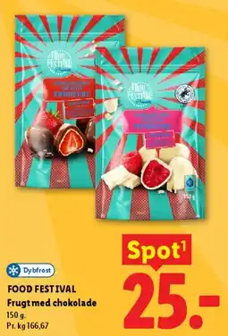 Lidl Frugt med chokolade tilbud