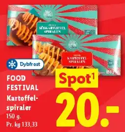 Lidl FOOD FESTIVAL Kartoffelspiraler tilbud