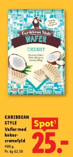 Lidl CARIBBEAN STYLE Wafer (Coconut) tilbud