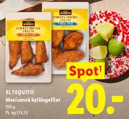 Lidl Mexicansk kyllingefilet tilbud