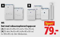 Lidl Sæt med vakuumpose / opbevaringsposer tilbud