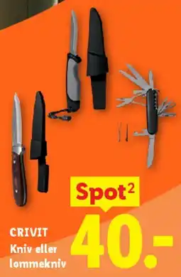 Lidl Kniv / lommekniv tilbud