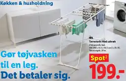 Lidl Tørrestativ med udtræk tilbud