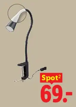 Lidl LED-klemmelampe tilbud