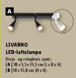 Lidl LED-loftslampe (del af spot-område) tilbud