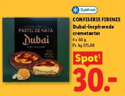 Lidl Confiserie Firenze - Dubai-inspirerede cremetærter (Pastel de Nata) tilbud