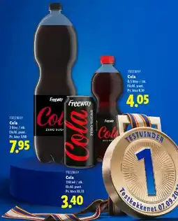 Lidl Freeway Cola - Zero Sugar tilbud