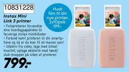 Wupti Instax Mini Link 3 printer tilbud