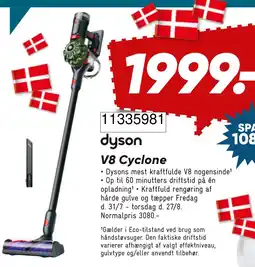 Wupti Dyson V8 Cyclone tilbud