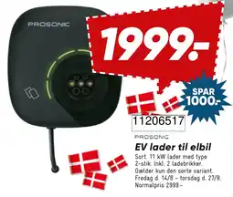 Wupti Prosonic EV lader til elbil tilbud