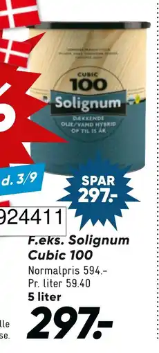Wupti Solignum Cubic 100 tilbud