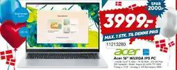 Wupti Acer 16" WUXGA IPS PC tilbud
