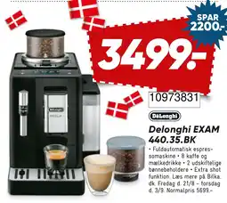 Wupti DeLonghi EXAM 440.35.BK tilbud