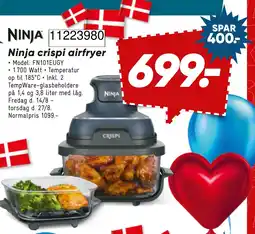Wupti Ninja crispi airfryer tilbud
