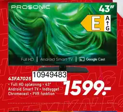 Wupti Prosonic 43" Android Smart TV tilbud