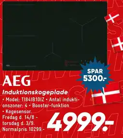 Wupti AEG Induktionskogeplade tilbud