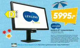 Wupti Lexilens 24" computerskærm tilbud