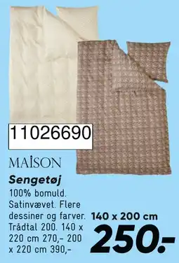 Wupti Maison sengetøj tilbud