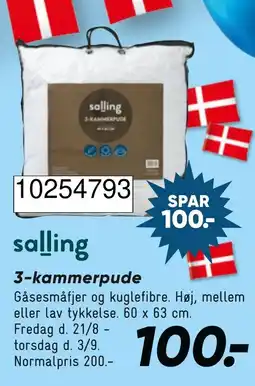 Wupti salling 3-kammerpude tilbud