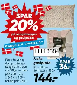 Wupti Salling sengetæppe tilbud