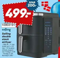 Wupti Salling double stack airfryer tilbud