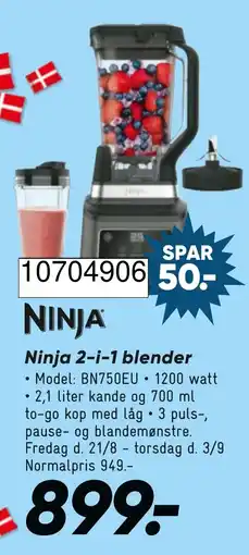 Wupti Ninja 2-i-1 blender tilbud