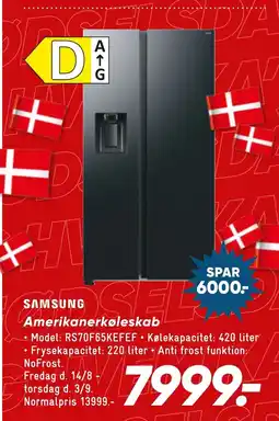 Wupti Samsung Amerikaner køleskab tilbud