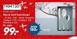 Wupti Marie Sohl bestiksæt tilbud