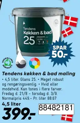 Wupti Tendens køkken & bad maling tilbud