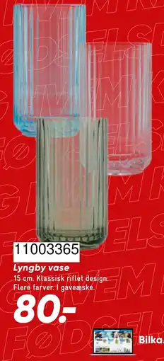 Wupti Lyngby vase tilbud