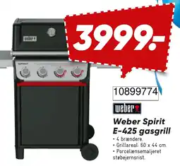 Wupti Weber Spirit E-425 gasgrill tilbud