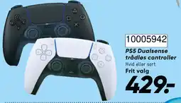 Wupti PS5 Dualsense trådløs controller tilbud