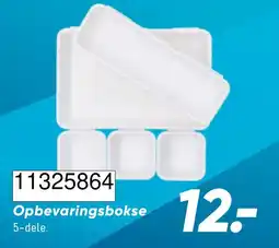 Wupti Opbevaringsbokse 5-dele. tilbud