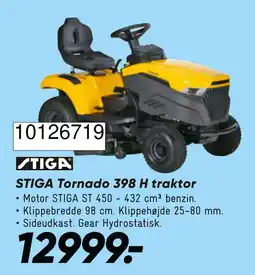 Wupti Stiga Tornado 398 H traktor tilbud
