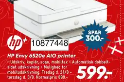 Wupti Hp envy 6520e aio printer tilbud