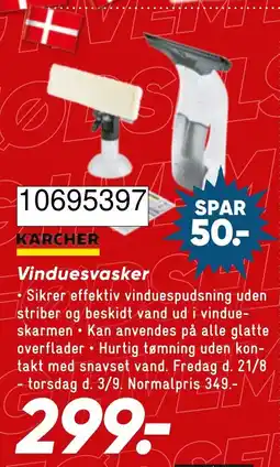 Wupti Karcher vinduesvasker tilbud