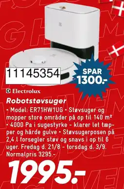 Wupti Electrolux Robotstøvsuger tilbud
