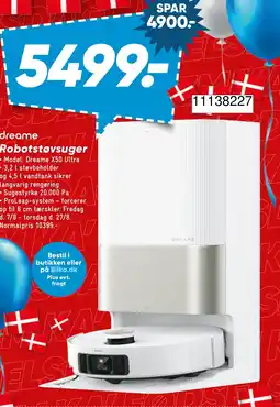 Wupti Dreame Robotstøvsuger tilbud