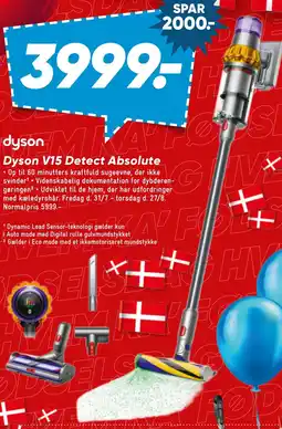 Wupti Dyson Dyson V15 Detect Absolute tilbud