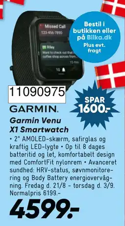 Wupti Garmin Garmin Venu X1 Smartwatch tilbud