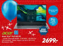 Wupti Acer 15,6" Full HD PC tilbud