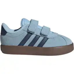 Sport 24 adidas VL Court 3.0 I Suede Velcro Sneakers Børn tilbud