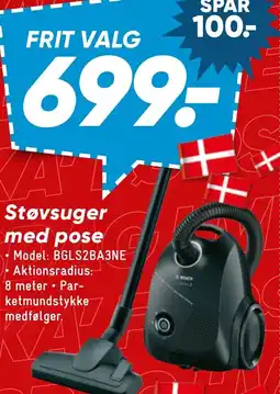 Wupti Bosch støvsuger med pose tilbud