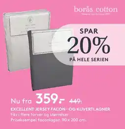 SENG EXCELLENT JERSEY FACON- OG KUVERTLAGEN tilbud