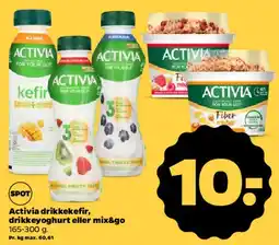 Netto Activia drikkeyoghurt / drikkekefir / mix&go tilbud
