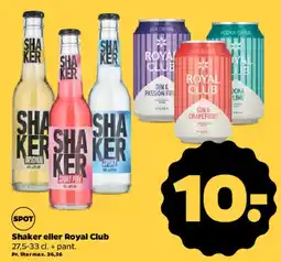 Netto Shaker eller Royal Club tilbud