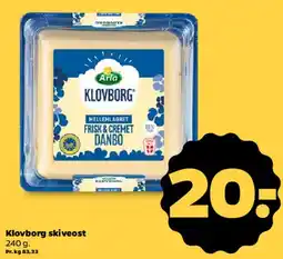 Netto Klovborg skiveost tilbud