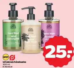 Netto Urtekram håndsæbe tilbud