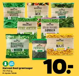 Netto Harvest Best grøntsager tilbud