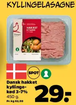 Netto Dansk hakket kyllingekød tilbud